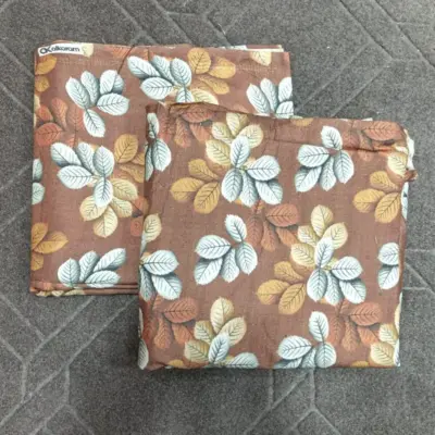 Women’s 2 Pcs Unstitched Swiss Lawn Digital Print Suit – Brown | Shirt & Trouser (2.25 Gazz Each)