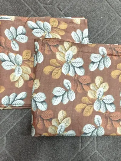 Women’s 2 Pcs Unstitched Swiss Lawn Digital Print Suit – Brown | Shirt & Trouser (2.25 Gazz Each)