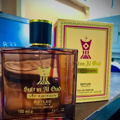 Sultan Al Oud VIP Edition by Lamuse – Long-Lasting Unisex Oud Perfume Eau de Parfum (100ml)