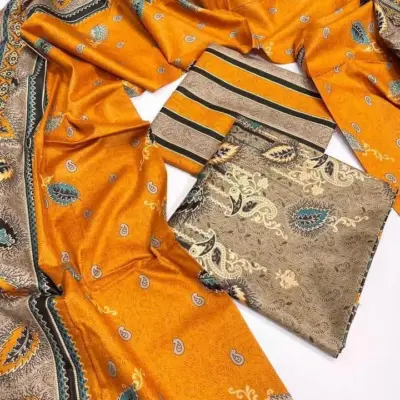 Jazmin 3-Piece Women’s Unstitched Printed Lawn Suit – Multicolor Summer Collection 2026