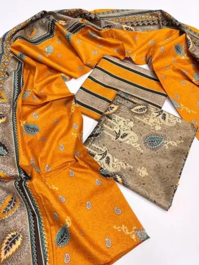 Jazmin 3-Piece Women’s Unstitched Printed Lawn Suit – Multicolor Summer Collection 2026