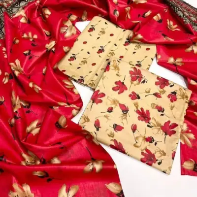 Jazmin 3-Piece Women’s Unstitched Printed Lawn Suit – Multicolor Summer Collection 2026