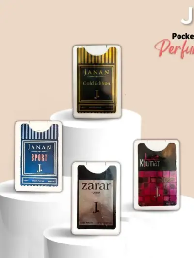 Refreshing Bay Leaf Pocket Perfume – Unisex Long-Lasting 4-Pack, Travel-Size Fragrance