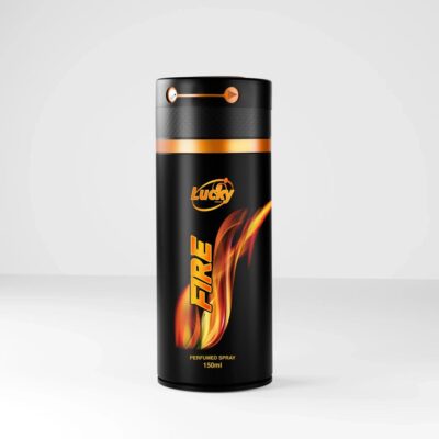 Original Lucky Body Spray Fire 150ml – Citrus Fragrance, Long-Lasting, Unisex
