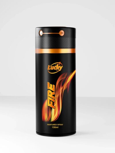Original Lucky Body Spray Fire 150ml – Citrus Fragrance, Long-Lasting, Unisex