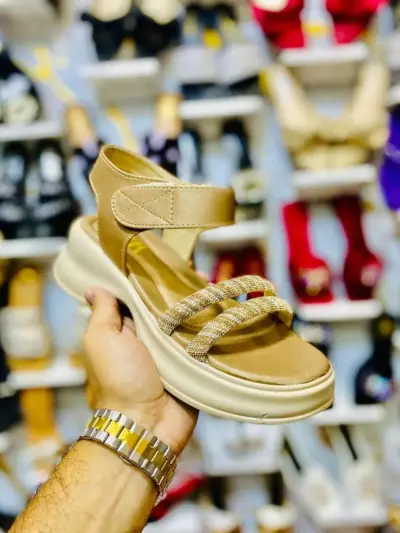 Women’s Casual PU Leather Sandals Brown