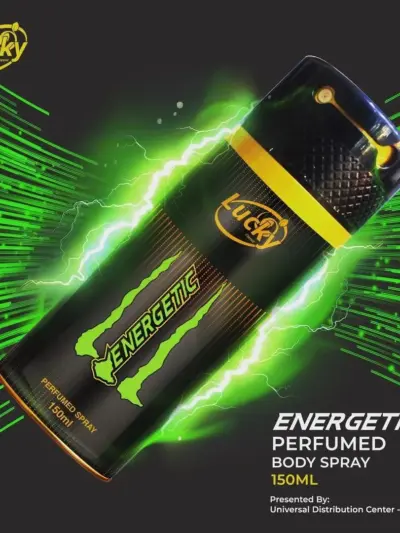 Lucky Energetic Citrus Body Spray – Long-Lasting Refreshing Unisex Fragrance (150ml)