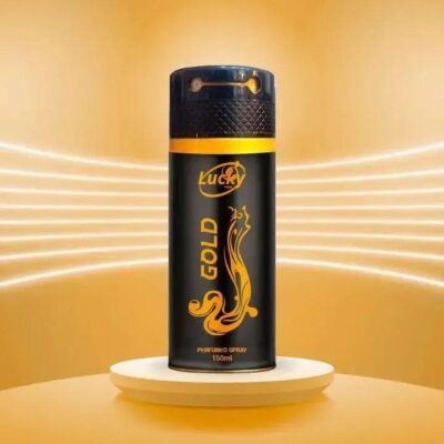 Original Lucky Body Spray Gold 150ml – Citrus Fragrance, Long-Lasting, Unisex