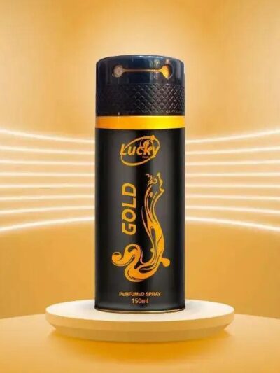 Original Lucky Body Spray Gold 150ml – Citrus Fragrance, Long-Lasting, Unisex