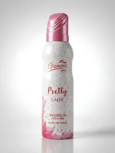 Long Lasting Women’s Body Spray 200ml – Fruity Fragrance with Lime Top Note, Pink