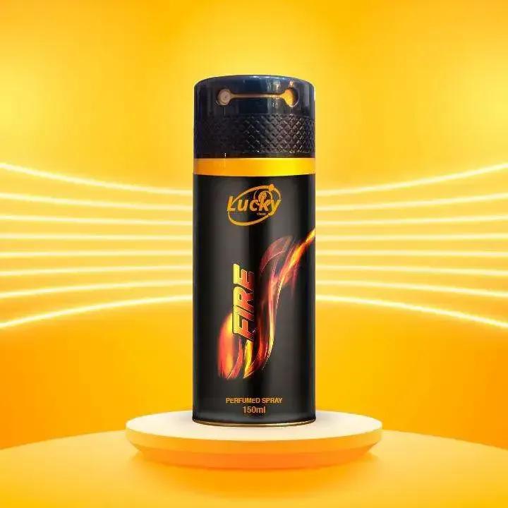 Original Lucky Body Spray Fire 150ml – Citrus Fragrance, Long-Lasting, Unisex