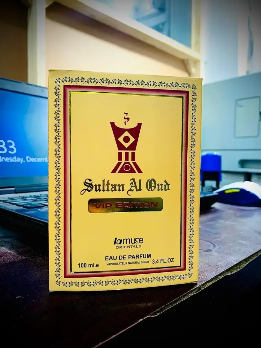 Sultan Al Oud VIP Edition by Lamuse – Long-Lasting Unisex Oud Perfume Eau de Parfum (100ml)