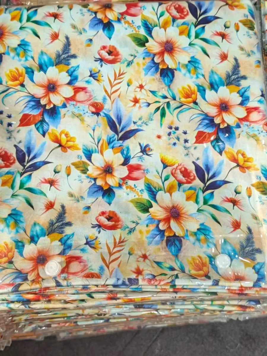 Women’s 2-Piece Unstitched Lawn Printed Suit – Off White | 2.5 Gazz Shirt & Trouser