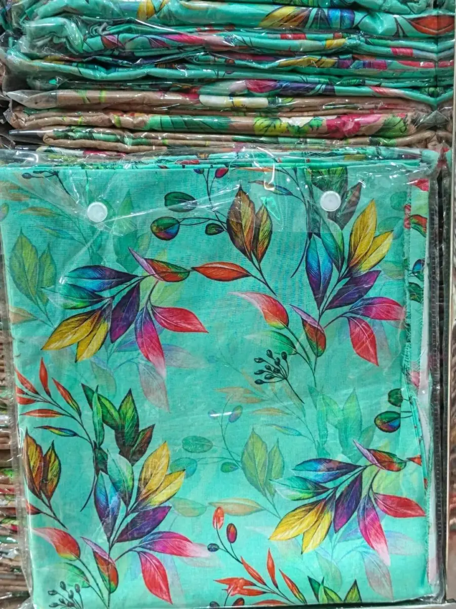 Women’s 2-Piece Unstitched Lawn Printed Suit – Green | 2.5 Gazz Shirt & Trouser