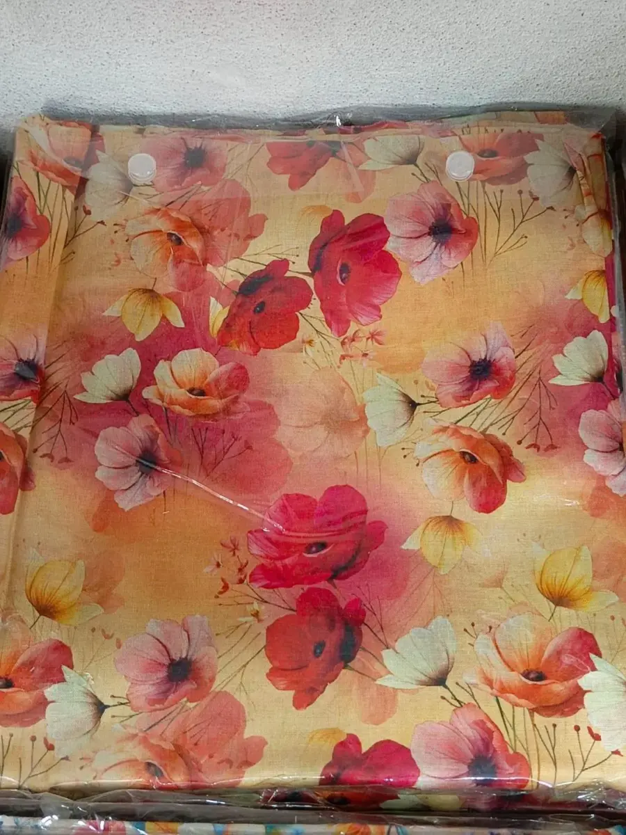 Women’s 2-Piece Unstitched Lawn Printed Suit – Peach | 2.5 Gazz Shirt & Trouser