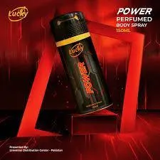 Lucky Power Citrus Body Spray – Long-Lasting Refreshing Unisex Fragrance (150ml)