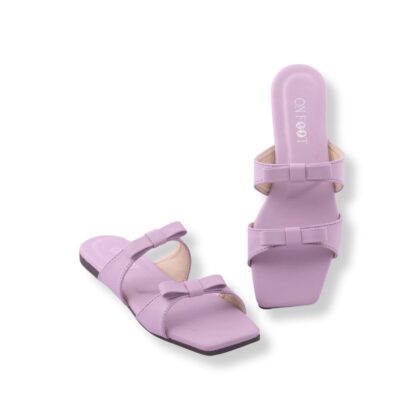 Bowtica Women’s Purple Rexine Flats – Fancy, Formal & Casual Wear