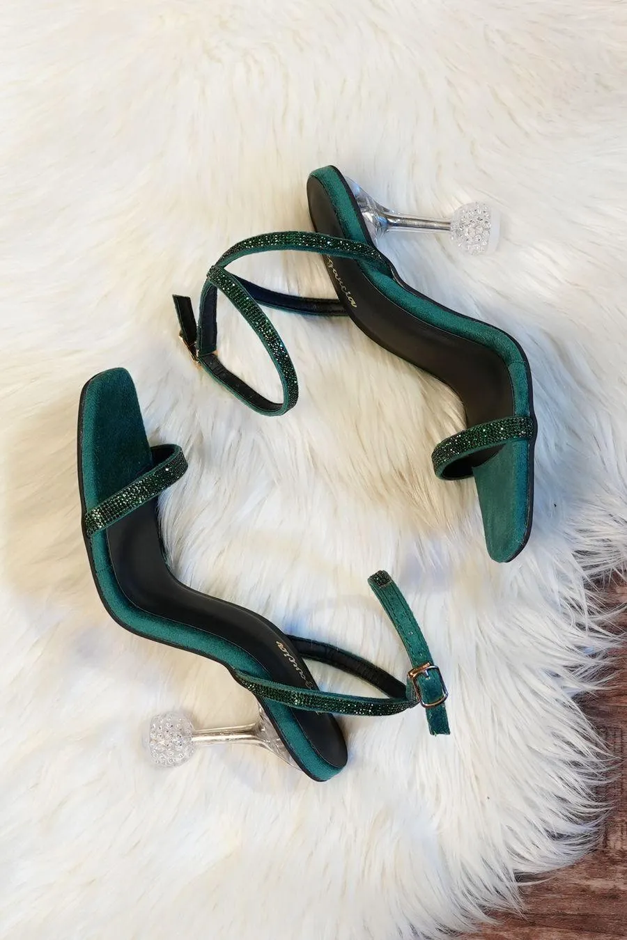 Women's Fancy Formal Heels – Synthetic Leather, Black, Sizes 6-11