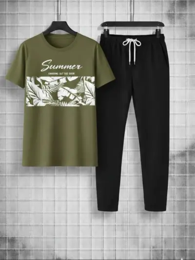 Buy SUMMER Micro Interlock Printed Track Suit – Premium Quality