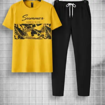 Buy SUMMER Micro Interlock Printed Track Suit – Premium Quality