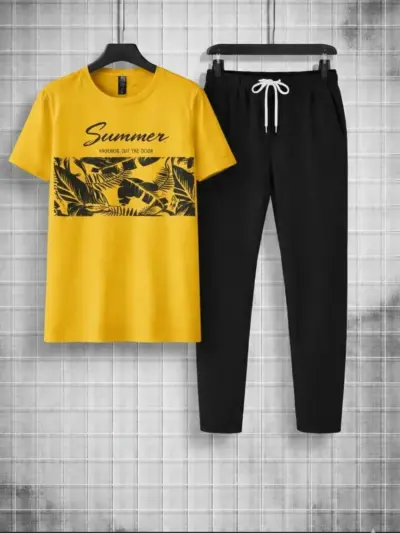 Buy SUMMER Micro Interlock Printed Track Suit – Premium Quality