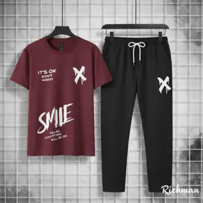 Buy Trendy Logo-Printed Summer Tracksuit for Men – Premium Quality