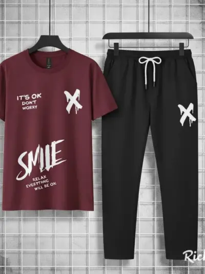 Buy Trendy Logo-Printed Summer Tracksuit for Men – Premium Quality