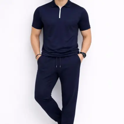 Buy Men’s Premium Plain Track Suit Set – Blue | Best Quality