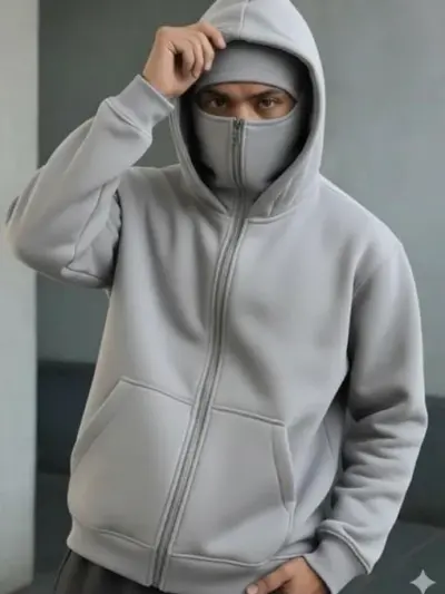 Buy Premium Heavyweight Black Fleece Zipper Hoodie