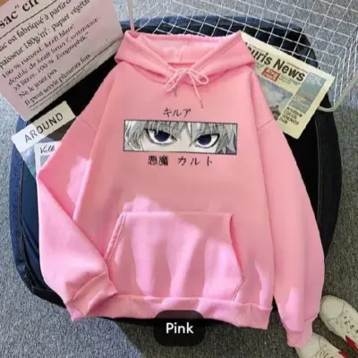 Buy Premium Men’s Pink Fleece Printed Hoodie Online
