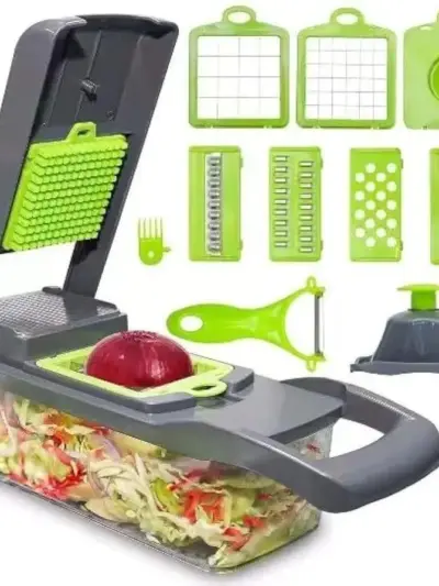 Buy Premium 16-Piece Stainless Steel Vegetable Cutter Set