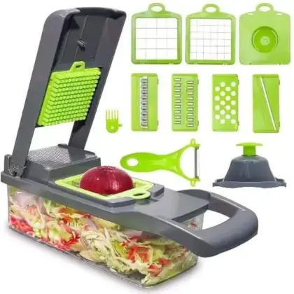 Buy Premium 16-Piece Stainless Steel Vegetable Cutter Set