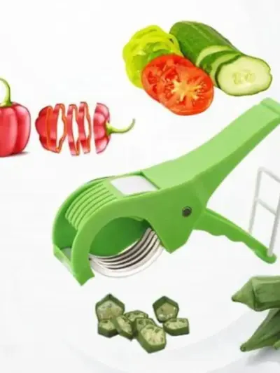 Buy Premium Multi Blade Vegetable Cutter Green ABS
