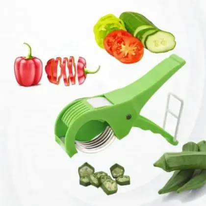 Buy Premium Multi Blade Vegetable Cutter Green ABS