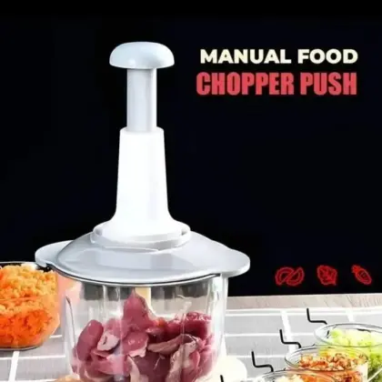 Buy Manual Food Chopper Push ABS Multicolor – Premium Kitchen Tool