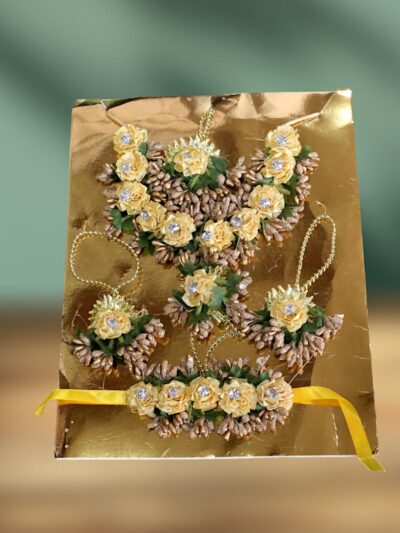 Bridal Alloy Necklace for Women – Adjustable Golden 1 Pc