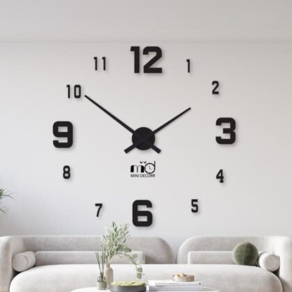 Beautiful Wood 1551 Digital Wall Clock 24 x 24 Inches Laminated