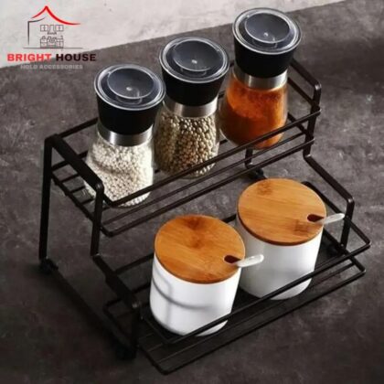 Buy Premium 2-Tier Kitchen Spice Rack Online Pakistan
