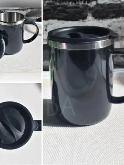Buy Premium Stainless Steel Coffee Mug with Lid Pakistan