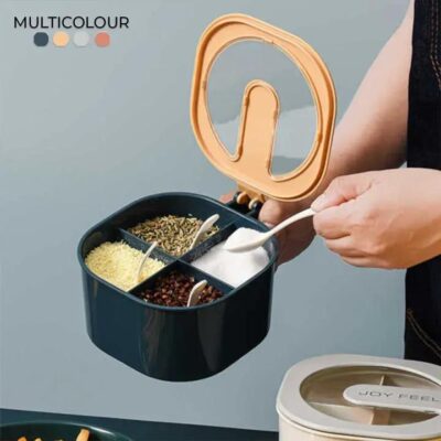 Buy Spice Box 4 Compartments – Premium Kitchen Organizer
