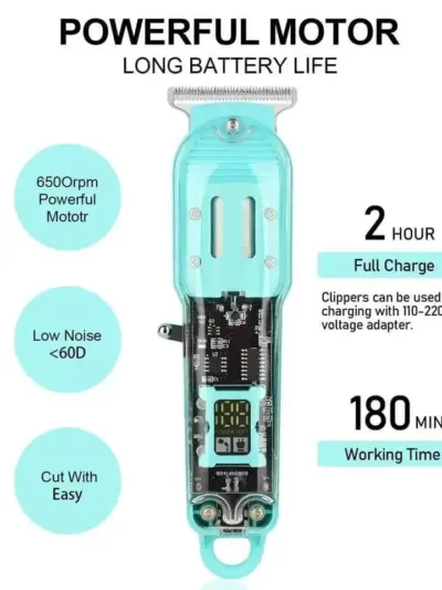 Buy Premium Rechargeable Hair Trimmer 6500RPM Low Noise