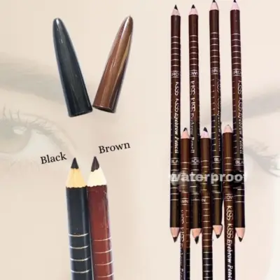Buy Waterproof Eyeliner Pencil Black Brown 2-in-1 Premium