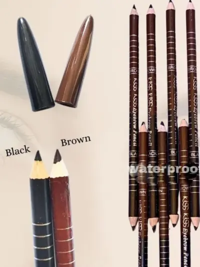 Buy Waterproof Eyeliner Pencil Black Brown 2-in-1 Premium