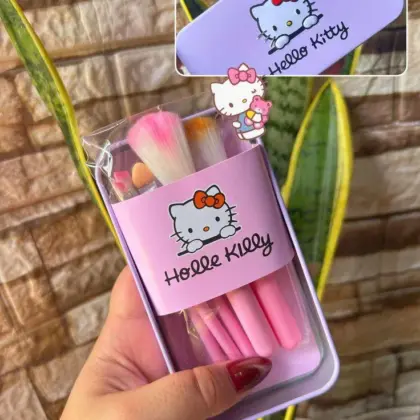 Buy Hello Kitty Makeup Brushes Set Premium Multicolor