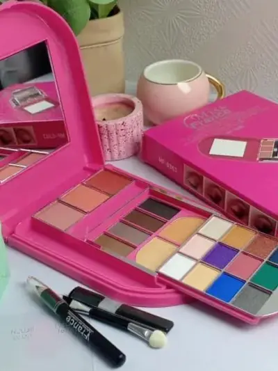 Buy Pink Makeup Palette Set 30 Colors with Mirror