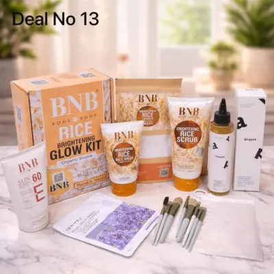Buy Premium Rice Glow Kit 5 in 1 Facial Care Set