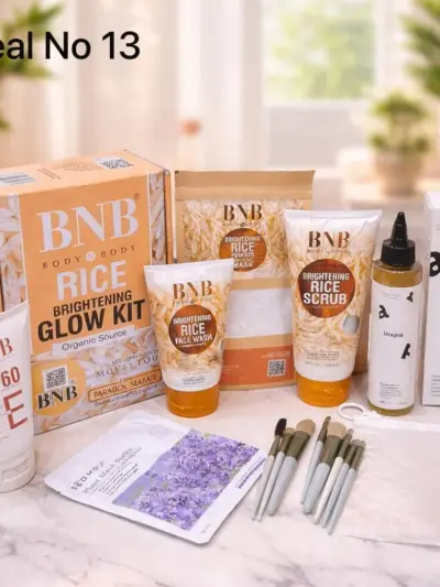 Buy Premium Rice Glow Kit 5 in 1 Facial Care Set