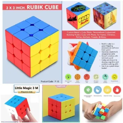Buy Multicolor Rubik Cube 3x3 Plastic Toy Online Pakistan