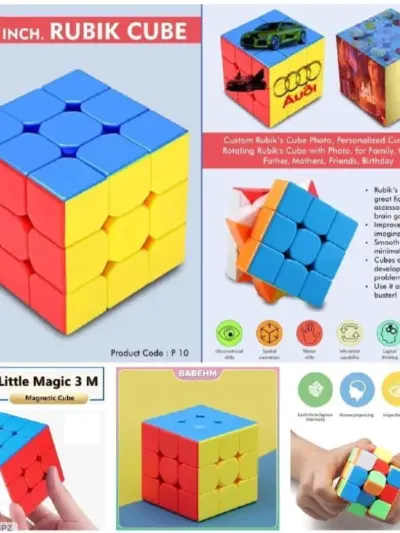 Buy Multicolor Rubik Cube 3x3 Plastic Toy Online Pakistan