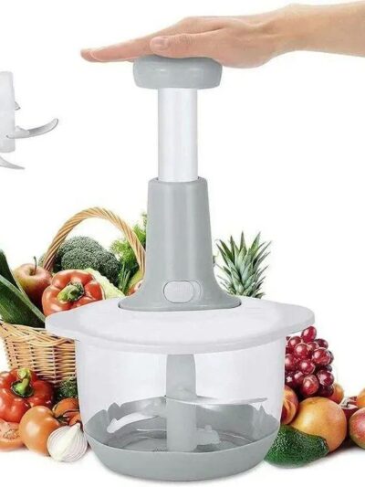 9 in 1 Manual Food Chopper with Accessories 2000ML ABS Plastic Multicolor Kitchen Chopper